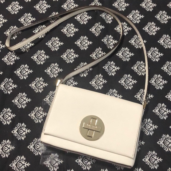 kate spade Handbags - KATE SPADE WHITE CROSSBODY